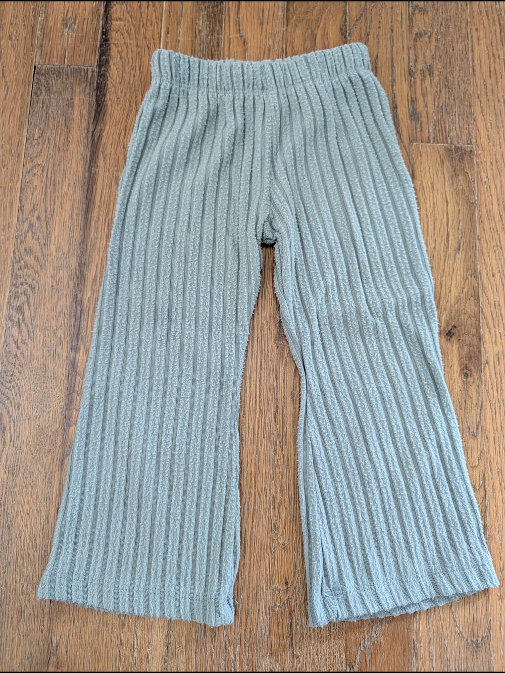 Nicole MillerRibbed Knit Wide-Leg Pants in Sage 24mo